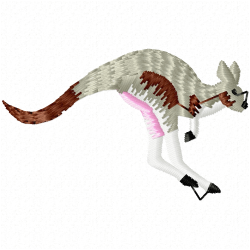 Kangaroo Embroidery Design 1